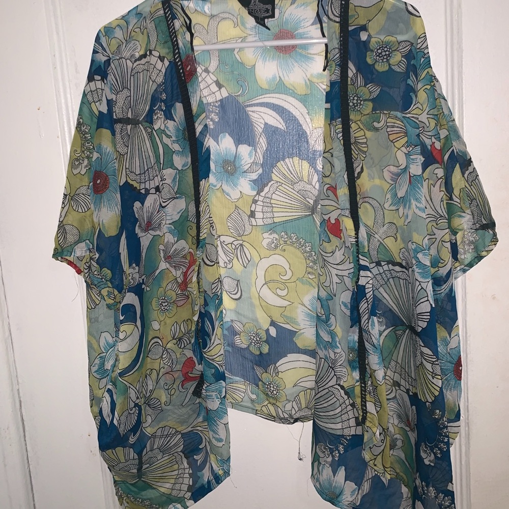 Floral kimono/cover up